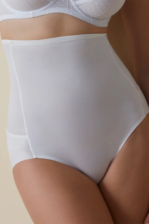 Modelujące kryjące figi z wysokim stanem Control 902, blanco-białe