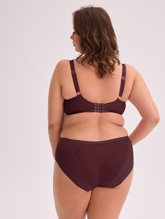 Biustonosz semi soft Gaia BS 1058 Maxi Wino wino