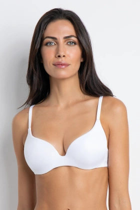 Biustonosz Push-Up z niewidocznymi fiszbinami Fantastic 1368, bianco/biały