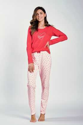 Piżama Taro Amalia 3235 dł/r S-XL malinowy