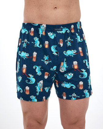 Bokserki Cornette Classic 001/175 S-2XL granatowy