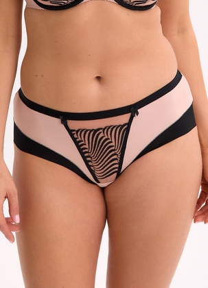 Figi Gaia GFP 1327 Ivana S-4XL czarny-różowy