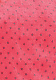 Szlafrok De Lafense 546 Melanie S-2XL damski ecru-kropki