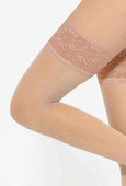 MICHELLE 01 Pończochy samonośne z koronką, visione