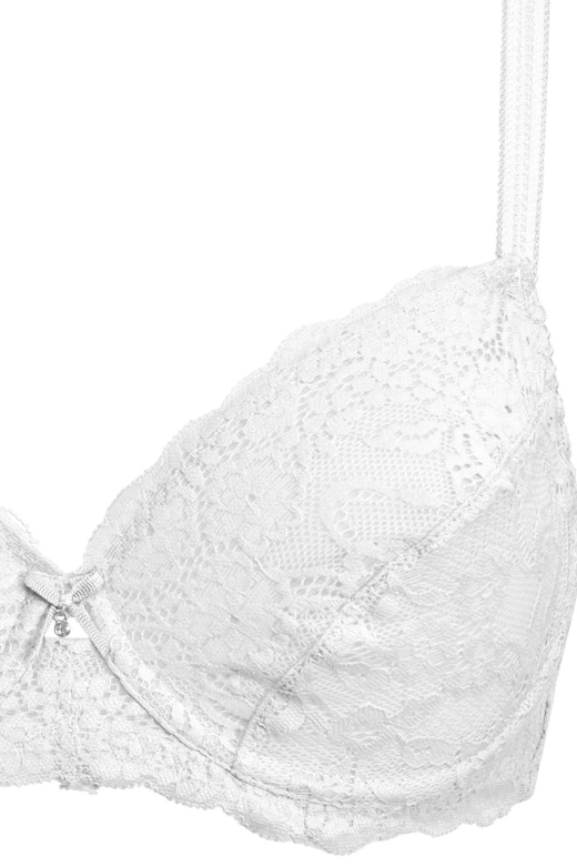 Miękki koronkowy biustonosz na fiszbinach Allure 2672, bianco/biały