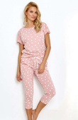 Piżama Taro Chloe 2860 kr/r S-XL L23 różowy pudrowy