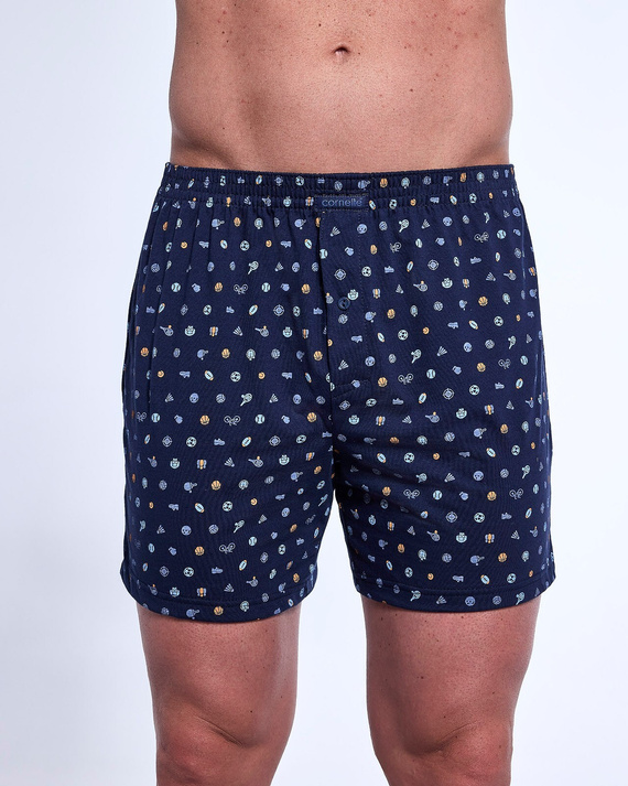 Bokserki Cornette Comfort 002/312 S-2XL granatowy