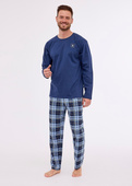Piżama Cornette 124/263 Aspen dł/r 3XL-5XL męska jeans