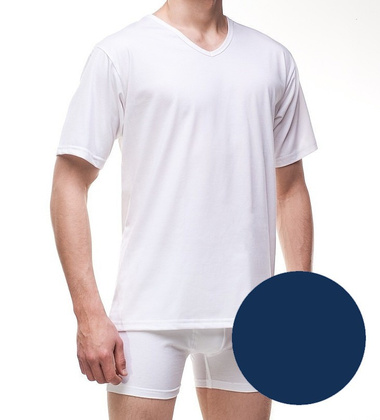 Koszulka Cornette 201 New 3XL-5XL granatowy