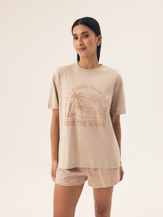 Piżama Henderson Ladies 42672 Nules kr/r S-2XL nude