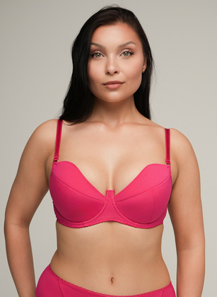 Biustonosz push up Ava 2204 Fuchsia fuchsia