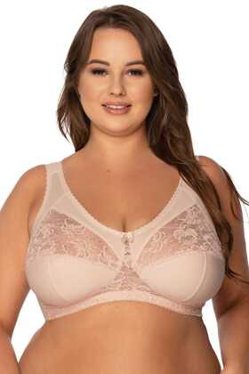 Biustonosz soft bez fiszbin Gaia BS 1162 Melodia beżowy