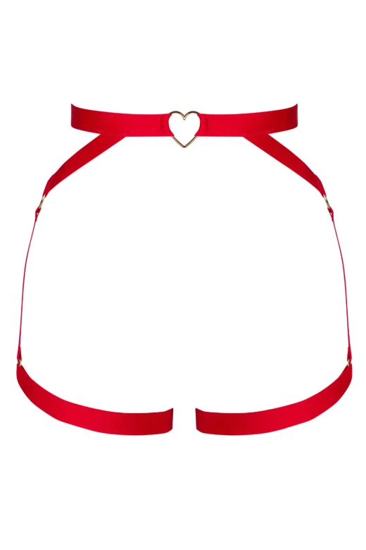 Uprząż z regulowanymi paskami Elianes czerwona