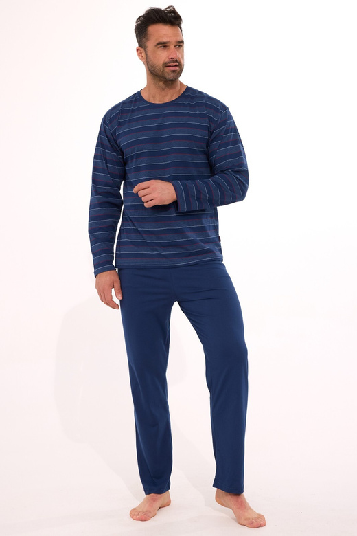 Piżama Cornette Various 138/56 dł/r 3XL-5XL męski granatowy
