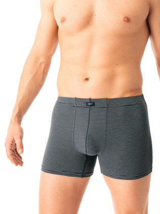 Bokserki Key MXH 328 B25 M-2XL grafitowy