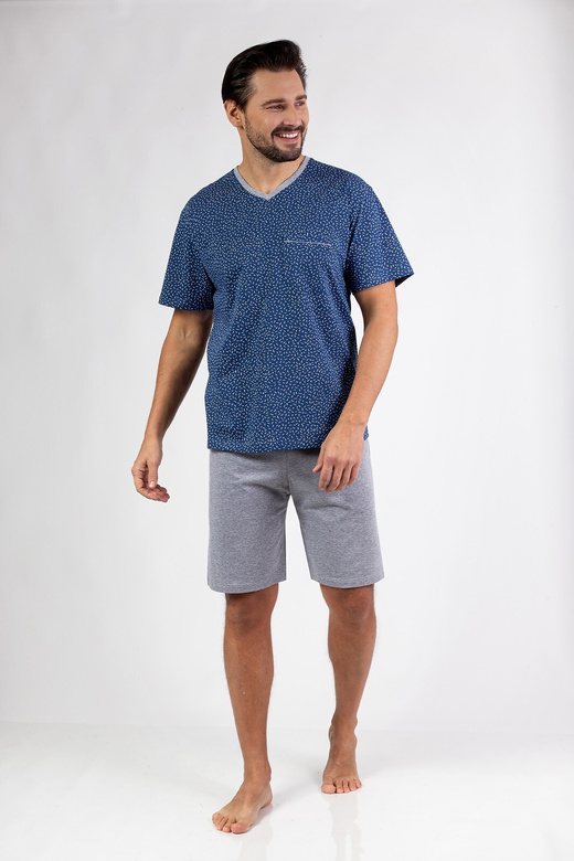 Piżama Regina 481 kr/r M-XL męska granatowy