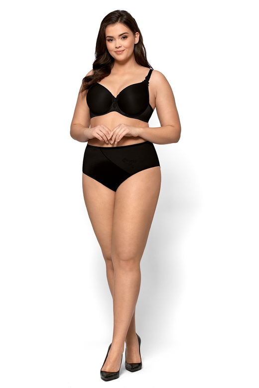 Biustonosz usztywniany Mefemi Anita Big Czarny czarny