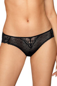 LAGERTA BRIEF Figi z koronką, czarny