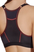 Sportowy biustonosz NORA, negro-czarny