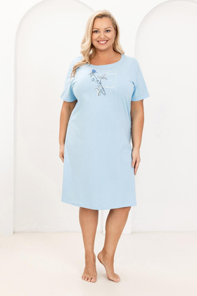Koszula Regina 172 kr/r 2XL-4XL W26 damska niebieski