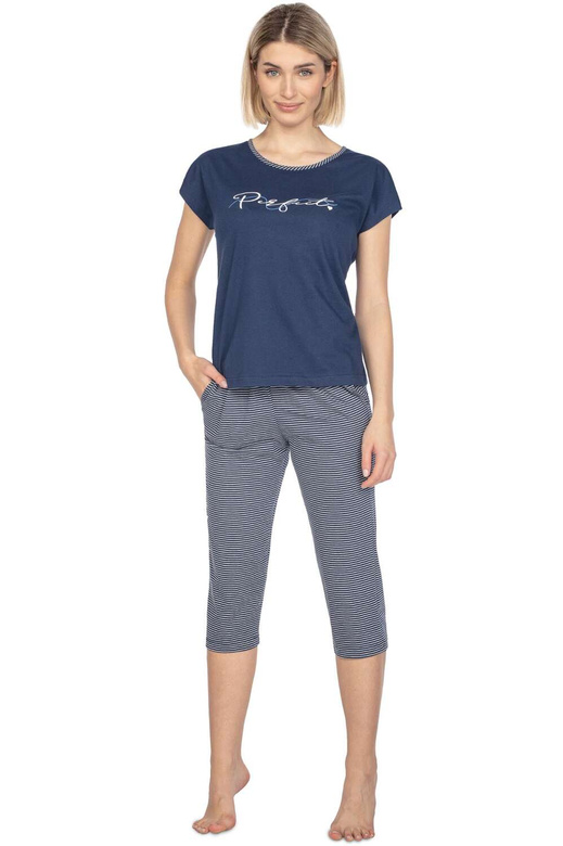 Piżama Regina 660 kr/r 2XL-3XL L24 damska melanż jasny