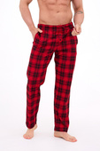 Spodnie piżamowe Cornette 691/60 S-XL Męskie czerwony