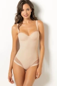Modelujące gładkie body EVERYBODY 1852, cipria/beż