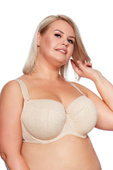 Biustonosz semi soft Gaia BSM 594 Sandy Maxi beżowy