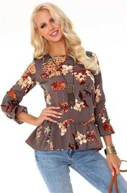 Bluzka Aridanna Brown