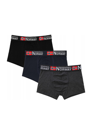Bokserki Geographical Norway GN-05 A'3 black-grey-navy