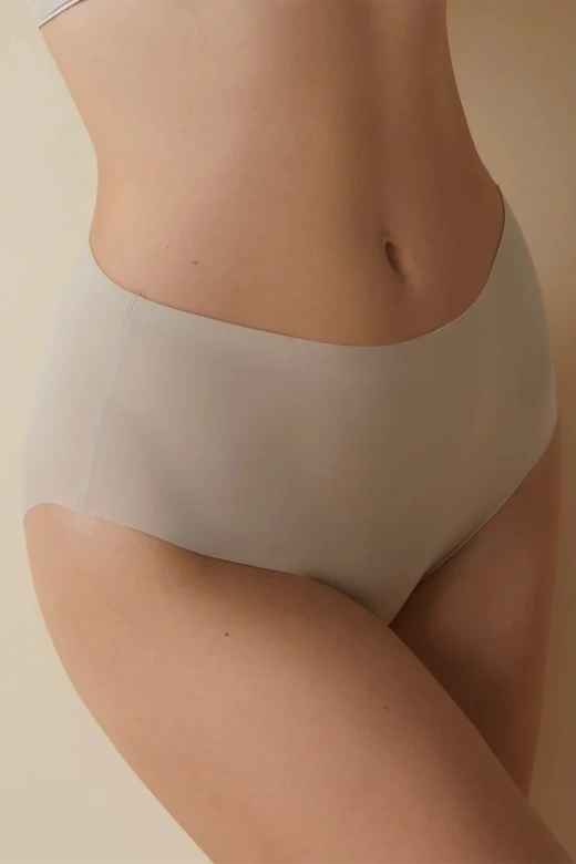 Bezszwowe figi z wysokim stanem MAXI BRAGA 503, tierra-beż