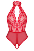 Body Obsessive Dagmarie Teddy XS-L czerwony