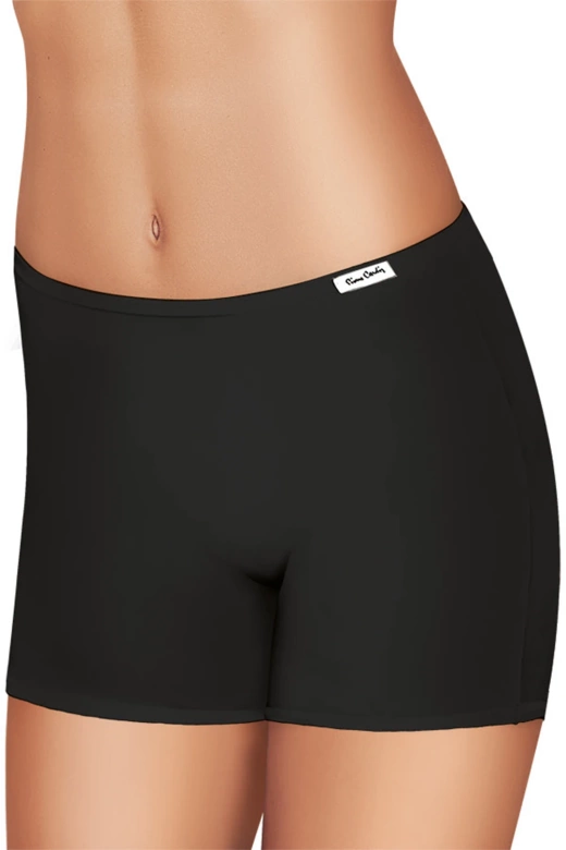 Szorty modelujące z długimi nogawkami PCW COCCO, czarne