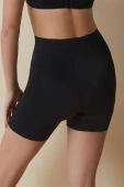 Modelujące bezszwowe figi z długimi nogawkami Faja Pantalón 504, negro-czarny
