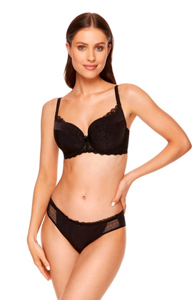 Biustonosz full cup Gorteks Linda/B4 czarny