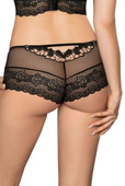 ELLBA BLACK koronkowe szorty, czerń