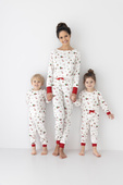 Piżama Sensis Samantha dł/r Christmas S-XL śmietankowy