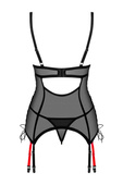 Gorset Obsessive Glandez Corset XS-2XL czarny