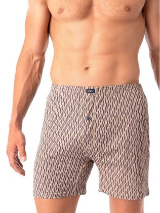 Bokserki Key MXC 821 M-2XL brązowy