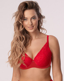 Biustonosz push-up Mefemi Laura czerwony