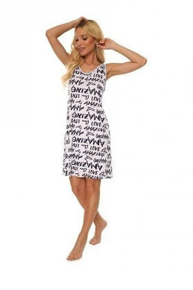 Koszula De Lafense 609 Amazing sz/r S-2XL biały-granatowy