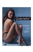 Rajstopy Gabriella Exclusive 10 den 2-4 nero/czarny