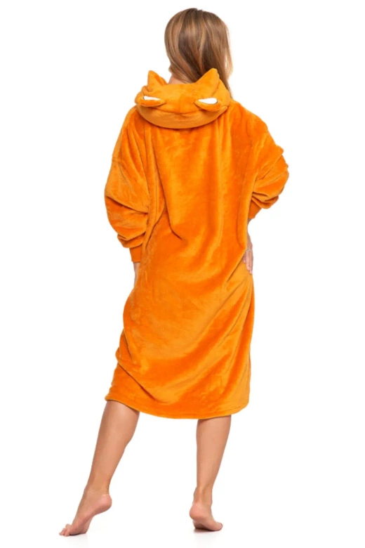 Ciepła kocobluza/poduszka 2w1 Tygrys PDD5600-007, pomarańcz