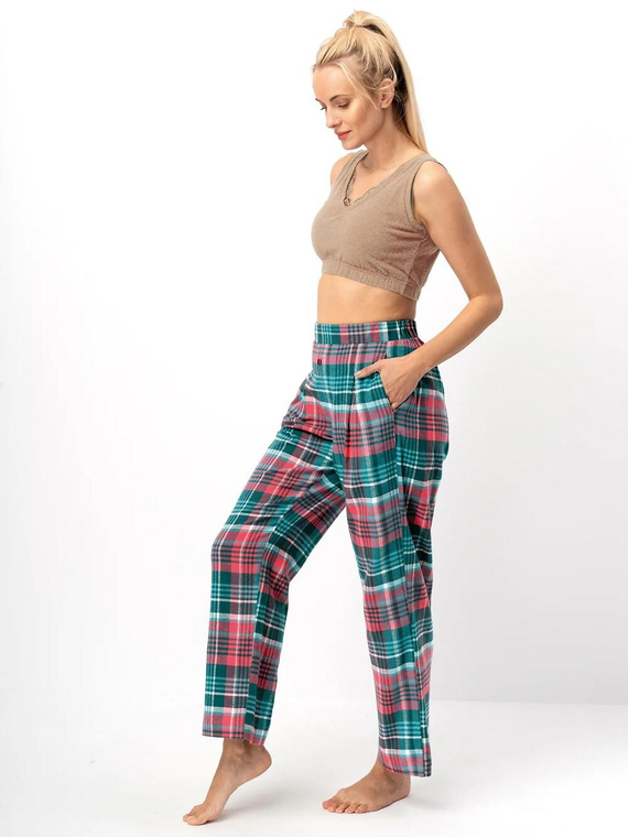 Spodnie piżamowe Key LHE 419 B25 S-XL zielony