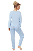 Piżama Donna Star Long dł/r S-2XL blue