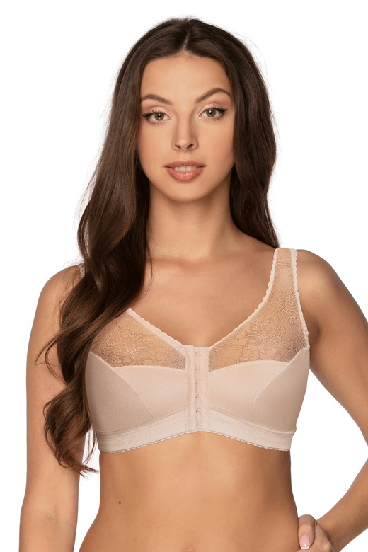 Biustonosz soft bez fiszbin Gaia BS 1163 Rachela beżowy