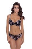 ZESTAW Biustonosz push-up+figi FLORENCE PINK 