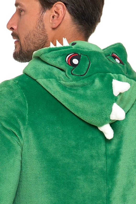 Kombinezon, onesie dinozaur PDD5100-009, zieleń