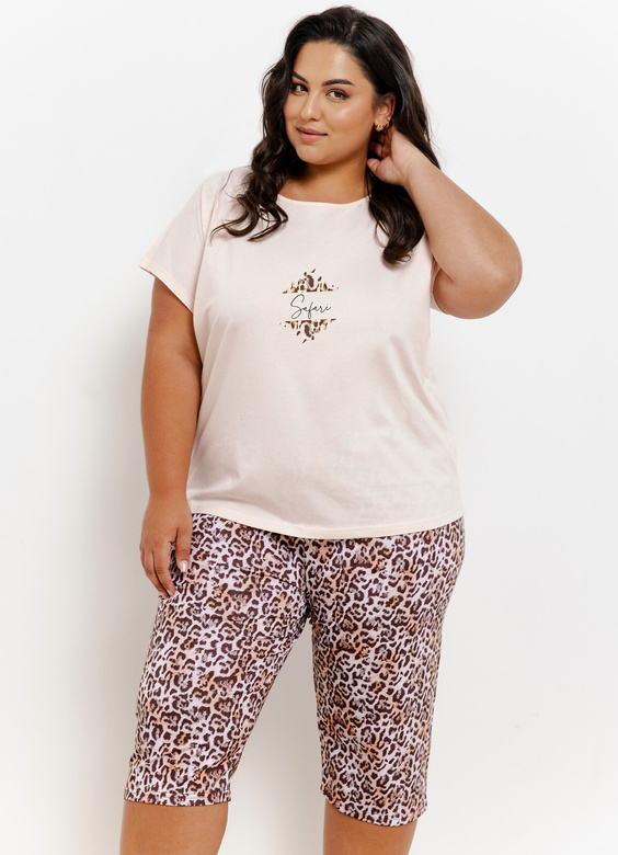 Piżama Taro Chrissy 3362 kr/r 2XL-3XL W25 damska beżowy