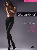 Rajstopy Gabriella Microfibra 40 den 5-XL nero